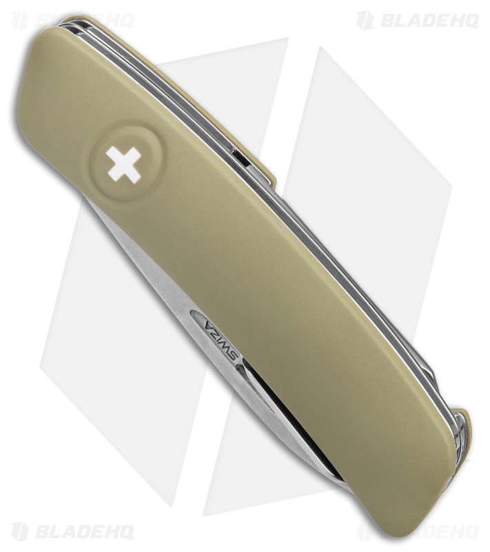 Swiza D04 Swiss Pocket Knife OD Green (3