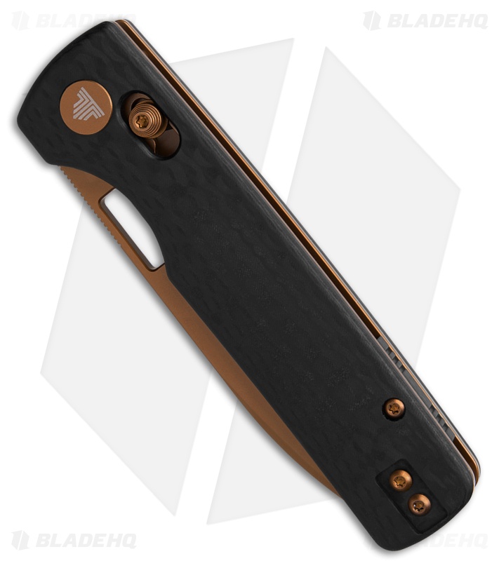 TRIVISA Sabretooth Crossbar Lock Black Carbon Fiber G-10 (3.50" Bronze)