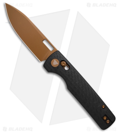 TRIVISA Sabretooth Crossbar Lock Black Carbon Fiber G-10 (3.50" Bronze)