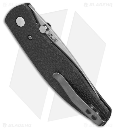 TRM Knives Atom Liner Lock Knife Carbon Fiber Sunburst G-10 (3.5" SW)