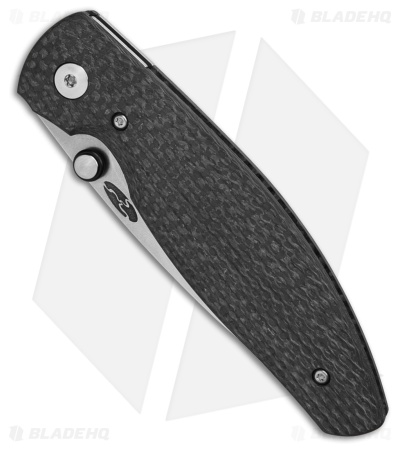 TRM Knives Atom Liner Lock Knife Carbon Fiber Sunburst G-10 (3.5" SW)