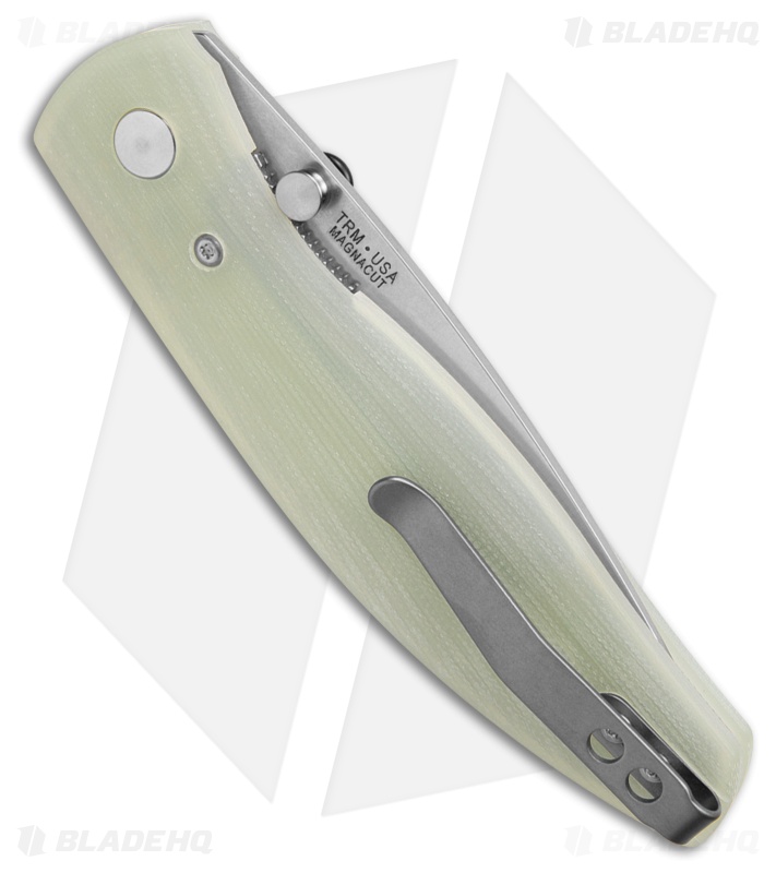TRM Knives Atom Liner Lock Knife Jade Sunburst G-10 (3.5" SW)