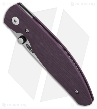 TRM Knives Atom Liner Lock Knife Popsicle Purple Sunburst G-10 (3.5" SW)