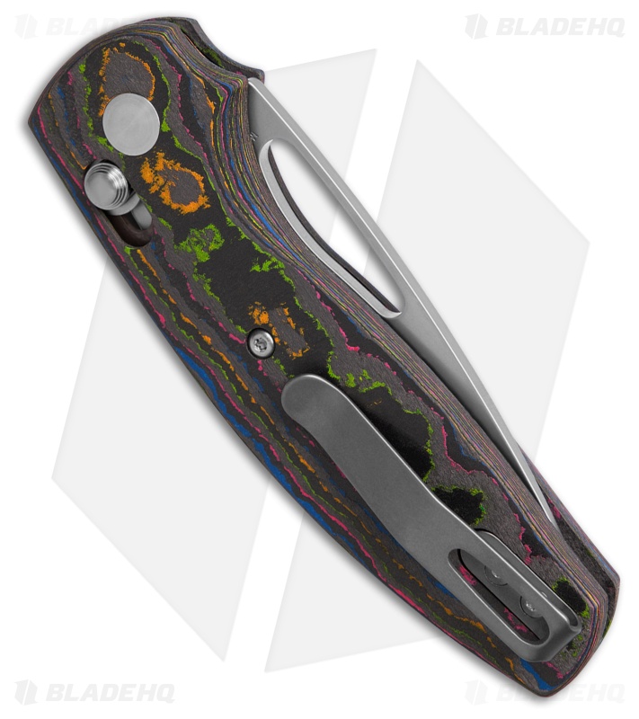 TRM Knives Bulldog Rev B River-LOK Knife 80'S Camo Carbon Fiber (3" BB)