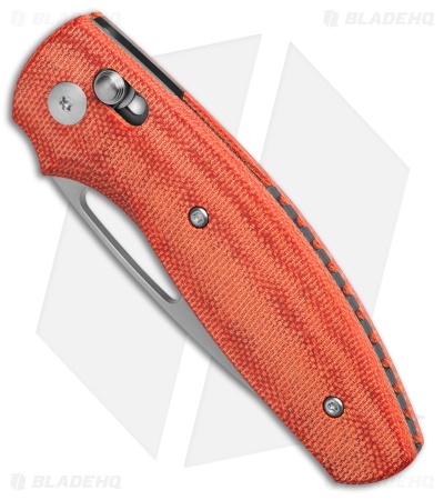 TRM Knives Bulldog Rev B River-LOK Knife Autumn Orange Micarta 3D (3" BB)