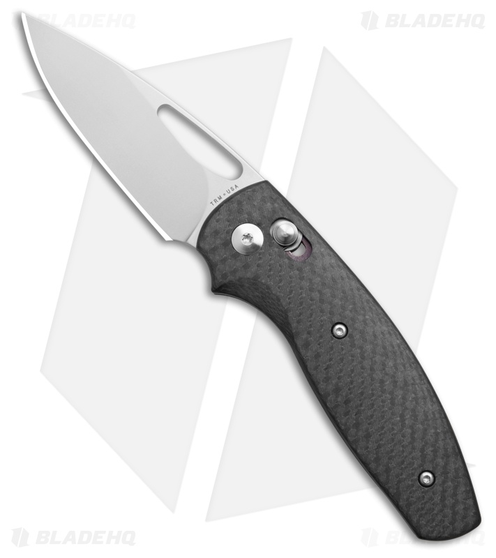 TRM Knives Bulldog Rev B River-LOK Knife Carbon Fiber 3D Smooth (3" BB)