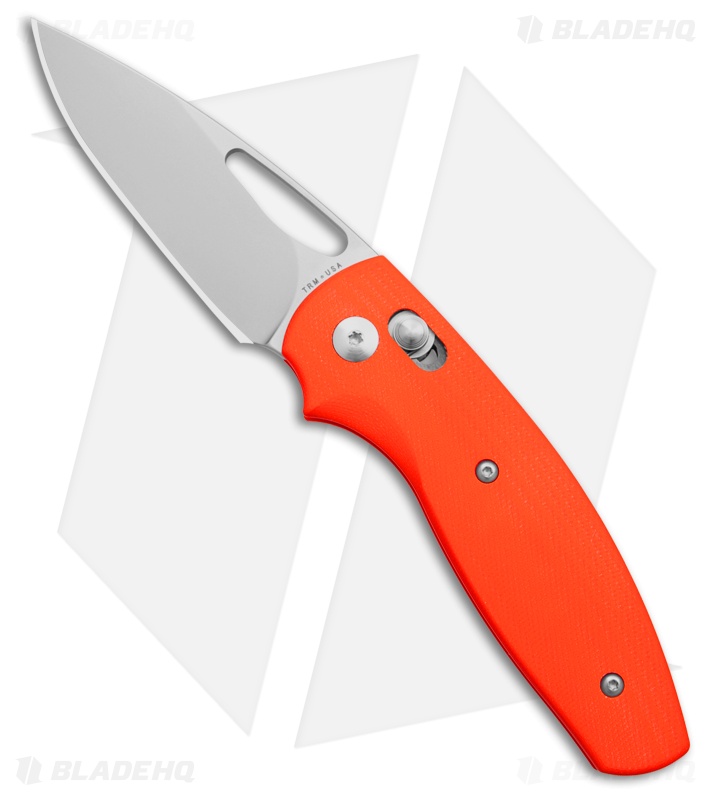 TRM Knives Bulldog Rev B River-LOK Knife Hunter Orange G-10 (3" BB)