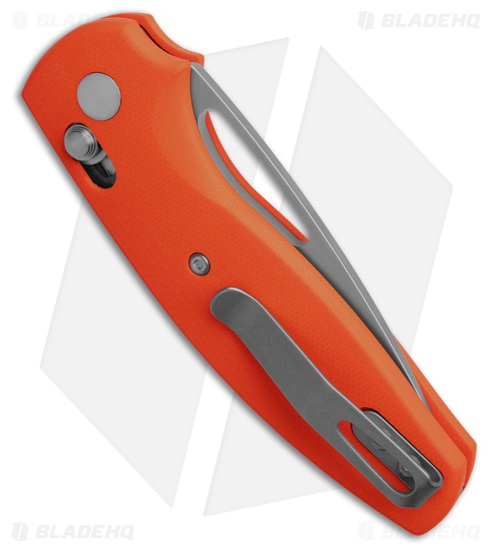 TRM Knives Bulldog Rev B River-LOK Knife Hunter Orange G-10 (3" BB)