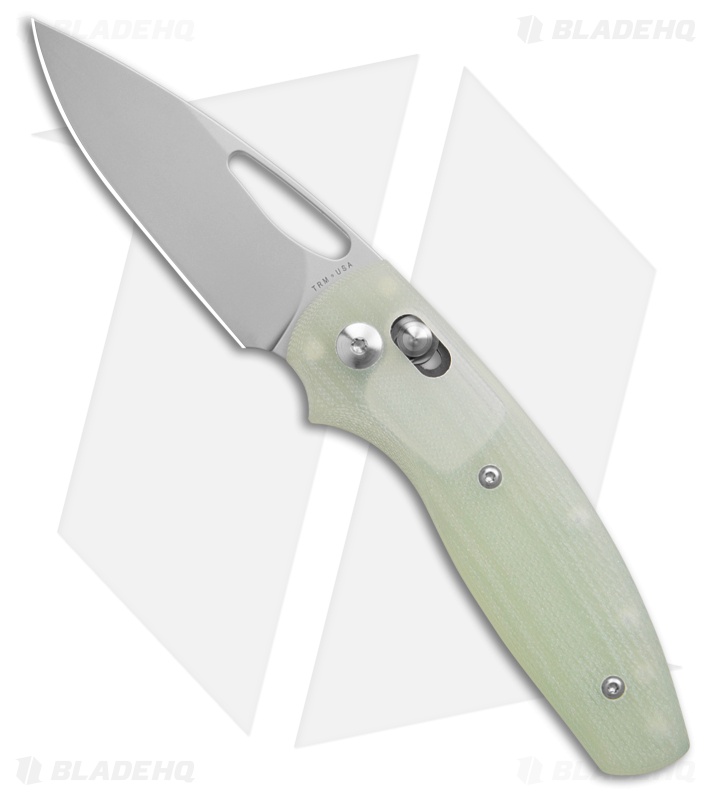 TRM Knives Bulldog Rev B River-LOK Knife Jade G-10 (3" Bead Blasted)