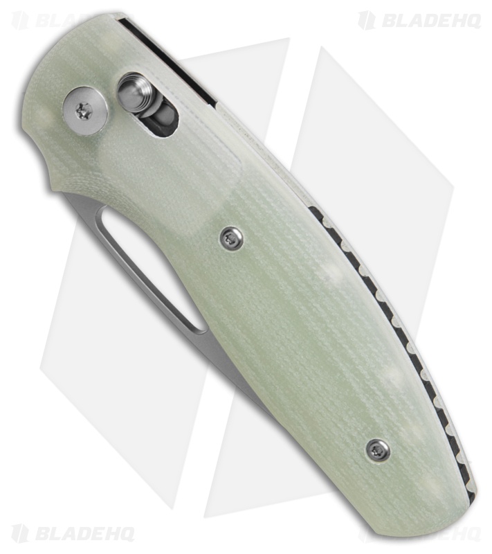 TRM Knives Bulldog Rev B River-LOK Knife Jade G-10 (3" Bead Blasted)