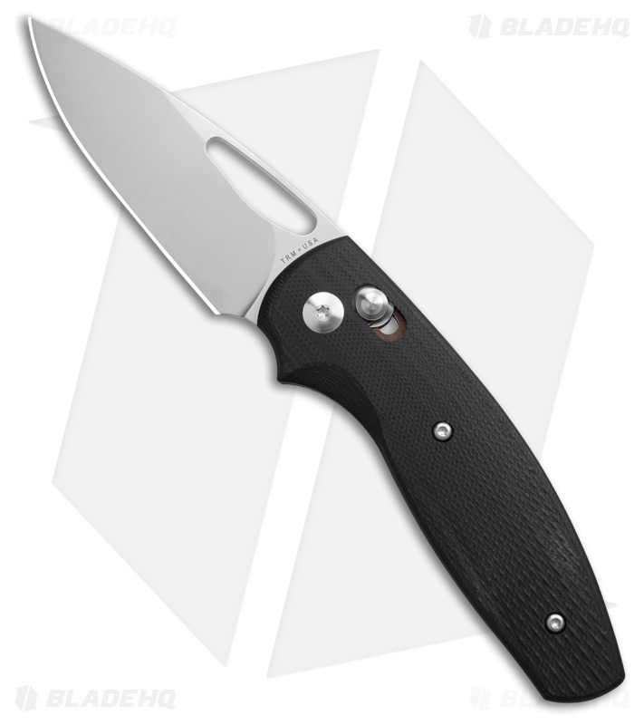 TRM Knives Bulldog Rev B River-LOK Knife Jet Black G-10 (3" Bead Blasted)