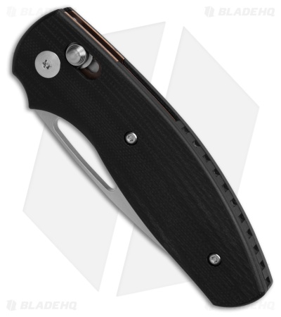 TRM Knives Bulldog Rev B River-LOK Knife Jet Black G-10 (3" Bead Blasted)