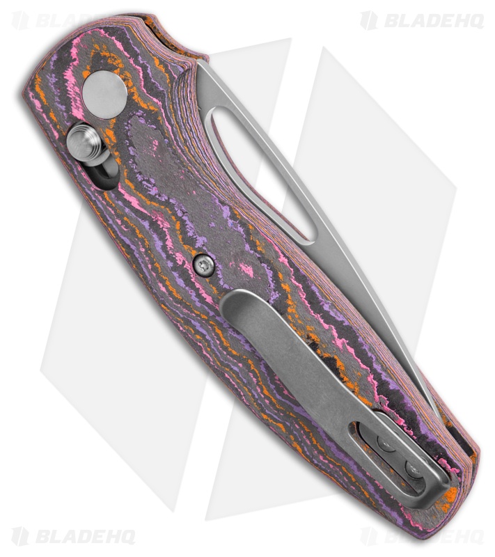TRM Knives Bulldog Rev B River-LOK Knife Pop Camo Carbon Fiber (3" BB)