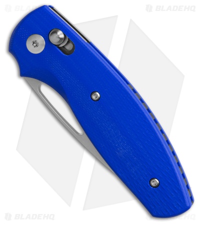 TRM Knives Bulldog Rev B River-LOK Knife Royal Blue G-10 (3" Bead Blasted)