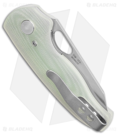 TRM Knives Holier Nerd Liner Lock Knife Jade G-10 3D (2.4" SW)