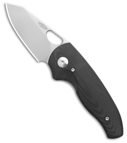 TRM Knives Holier Nerd Liner Lock Knife Jet Black G-10 3D (2.4" SW)