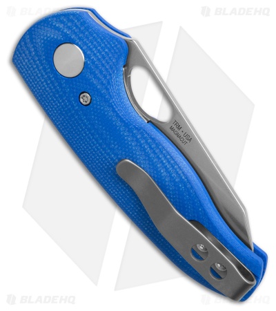 TRM Knives Holier Nerd Liner Lock Knife Royal Blue G-10 3D (2.4" SW)