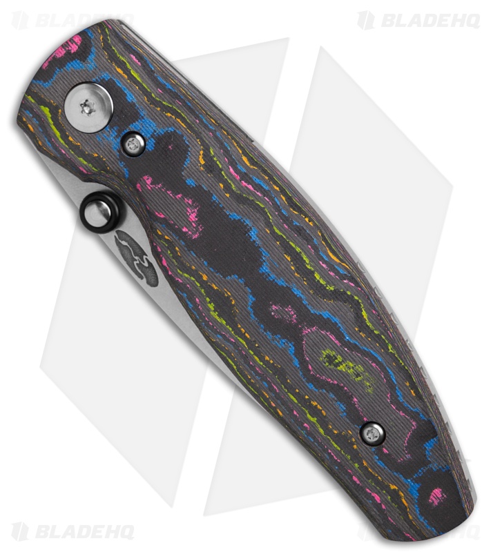 TRM Knives Neutron 2 Liner Lock Knife 80's Camo Carbon 3D/Titanium (3" SW)
