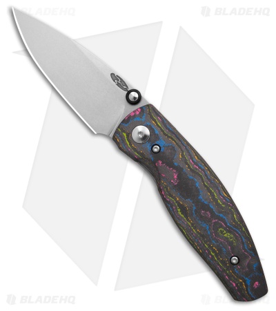 TRM Knives Neutron 2 Liner Lock Knife 80's Camo Carbon 3D/Titanium (3" SW)