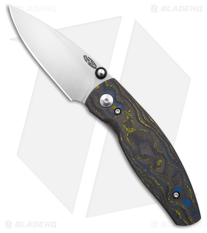 TRM Knives Neutron 2 Liner Lock Knife Bolts Camo Carbon 3D/Titanium (3" SW)