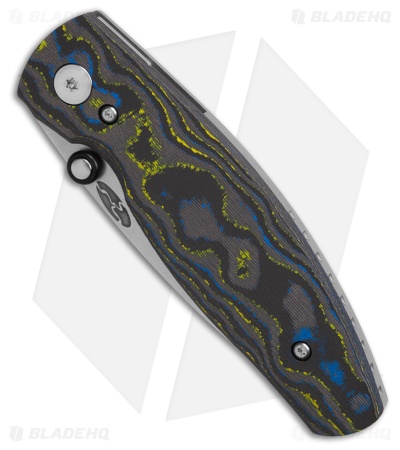 TRM Knives Neutron 2 Liner Lock Knife Bolts Camo Carbon 3D/Titanium (3" SW)
