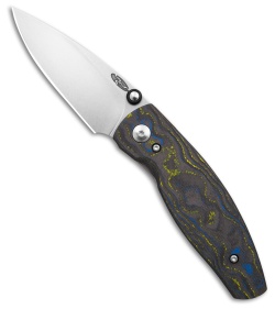TRM Knives Neutron 2 Liner Lock Knife Bolts Camo Carbon 3D/Titanium (3" SW)