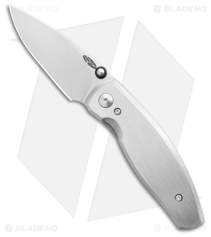TRM Knives Neutron 2 Liner Lock Knife Flat Smooth Titanium (3" SW MagnaCut)