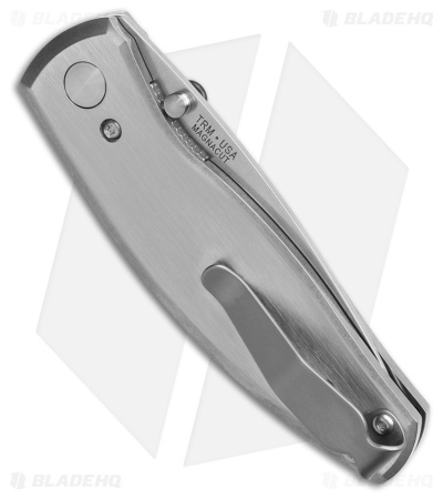 TRM Knives Neutron 2 Liner Lock Knife Flat Smooth Titanium (3" SW MagnaCut)