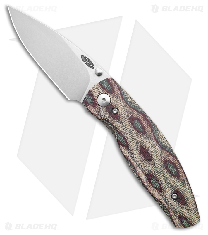 TRM Knives Neutron 2 Liner Lock Knife Python Micarta 3D (3" SW)