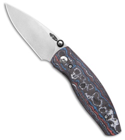 TRM Knives Neutron 2 Liner Lock Knife Star Spangled Camo Carbon 3D (3" SW)
