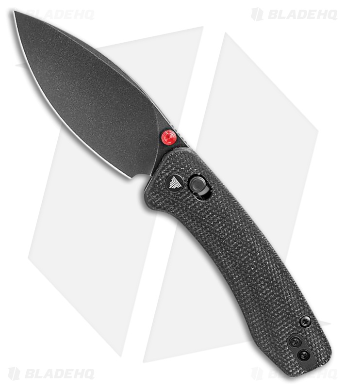 Trivisa Knives Koala Crossbar Lock Knife Black Canvas Micarta (2.56" Black SW)