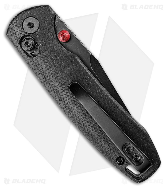 Trivisa Knives Butterfly Crossbar Lock Knife Black Micarta (2.99" Black SW)