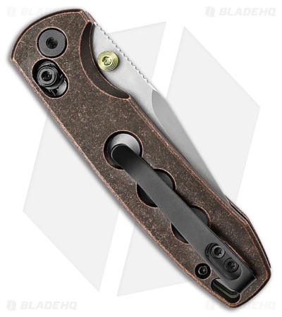 Trivisa Knives Butterfly Crossbar Lock Knife Copper (2.99" SW)