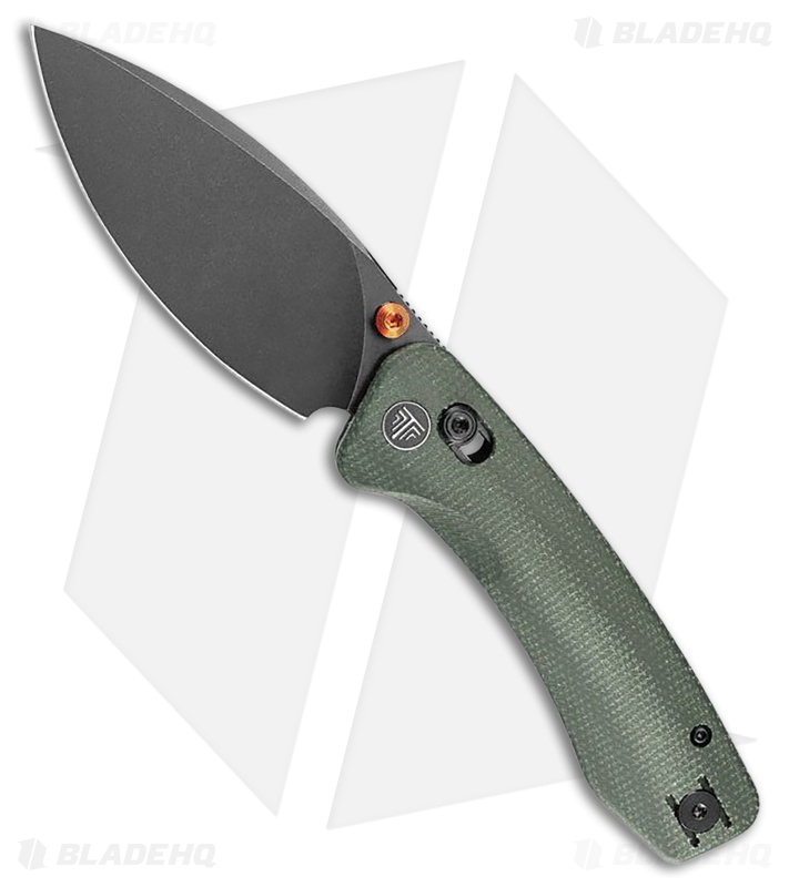 Trivisa Knives Koala Plus Crossbar Lock Knife Green Micarta (3" Black SW)