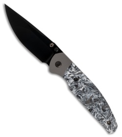 Jack Wolf Knives Tango Frame Lock Knife Fatcarbon Dark Matter Polar (3" DLC)