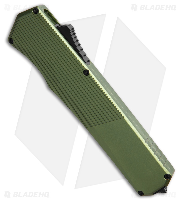 Tekto Knives A5 Spry OTF Automatic Knife OD Green Aluminum (3.5" Black)