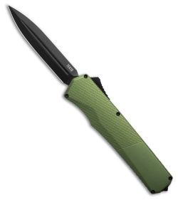 Tekto Knives A5 Spry OTF Automatic Knife OD Green Aluminum (3.5" Black)