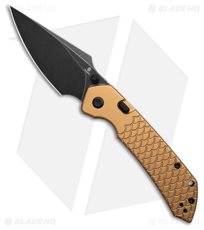Tenable Fenrir Top Liner Lock Knife Bronze Al Fishscale (3.4" Black SW)