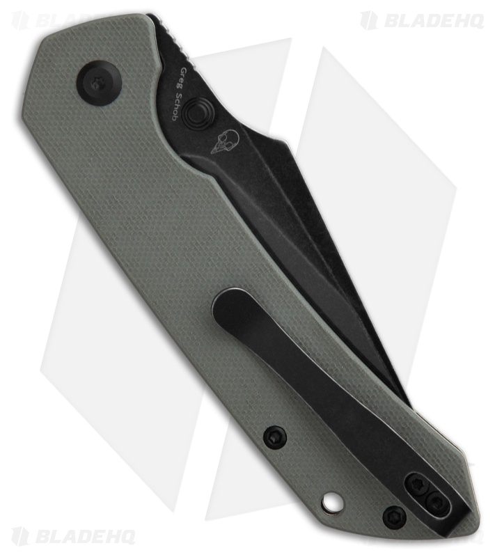 Tenable Knives Fenrir Knife Gray G-10 Black SW