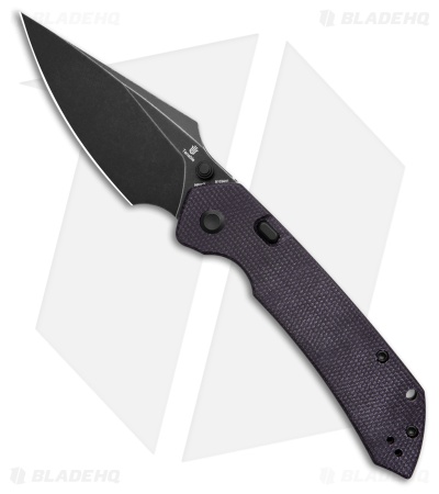 Tenable Fenrir Top Liner Lock Knife Purple Micarta (3.4" Black SW)