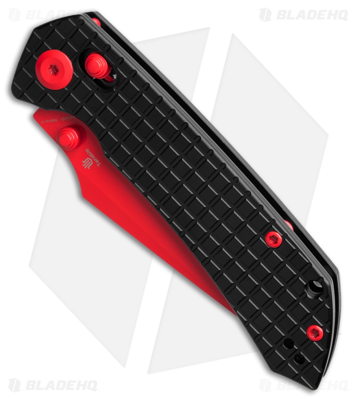 Tenable Fenrir Crossbar Lock Knife Black Aluminum