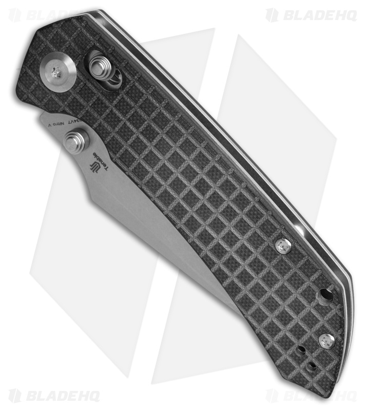 Tenable Fenrir Crossbar Lock Knife Black G-10 Frag