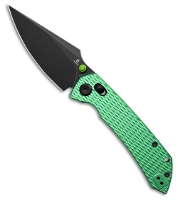 Tenable Fenrir Button Lock Knife Jade/Undead G-10 Blue