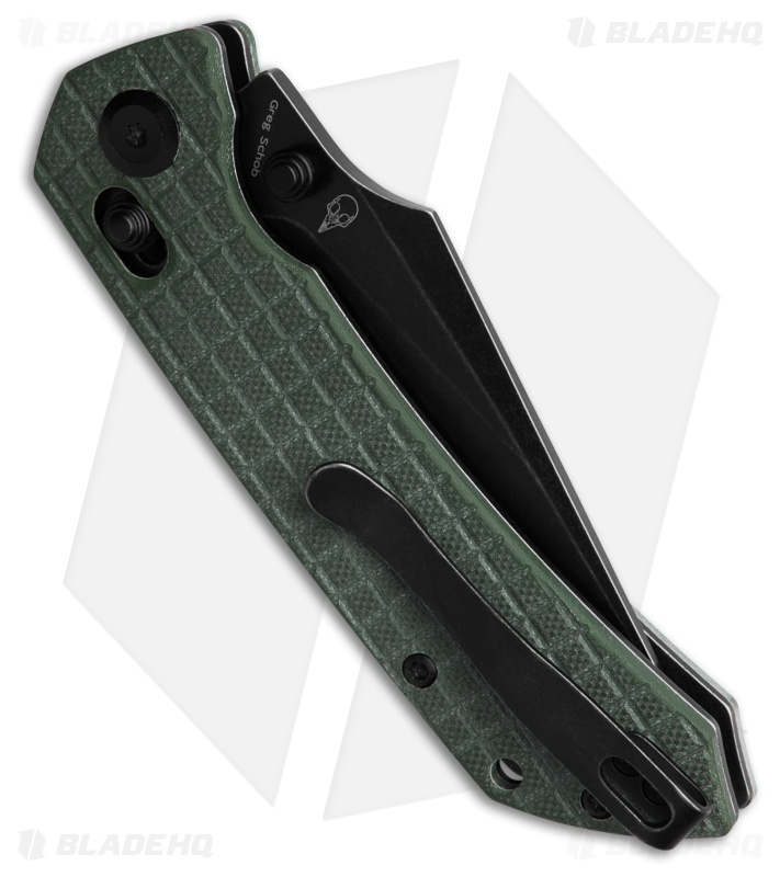 Tenable Fenrir Crossbar Lock Knife Green G-10 Frag
