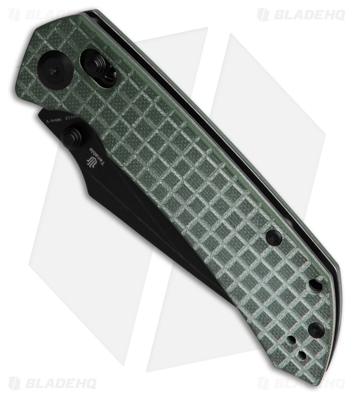 Tenable Fenrir Crossbar Lock Knife Green G-10 Frag