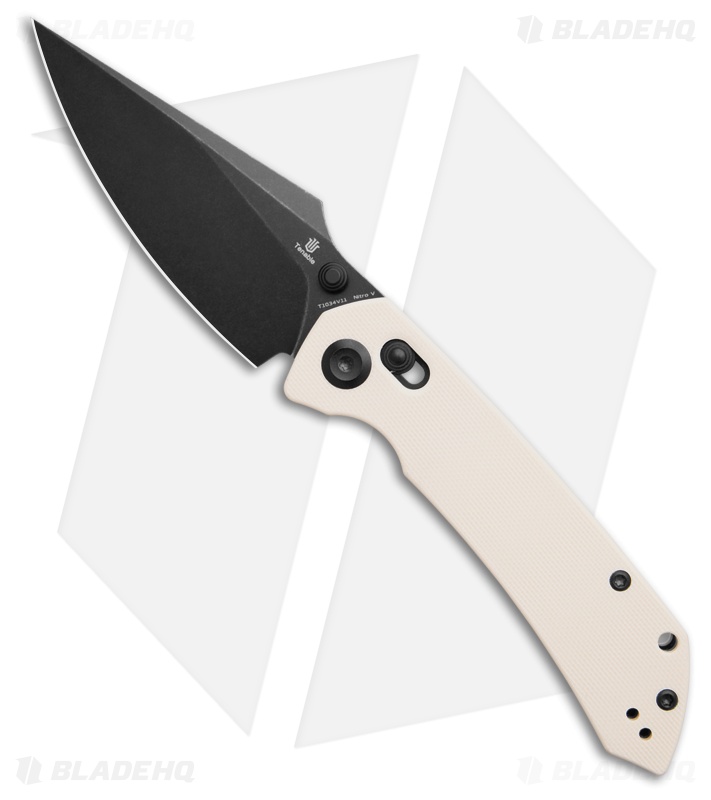 その他 Fenrir Tenable Fenrir Crossbar Lock Knife Ivory White G-10