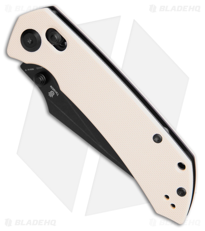 Tenable Fenrir Crossbar Lock Knife Ivory White G-10