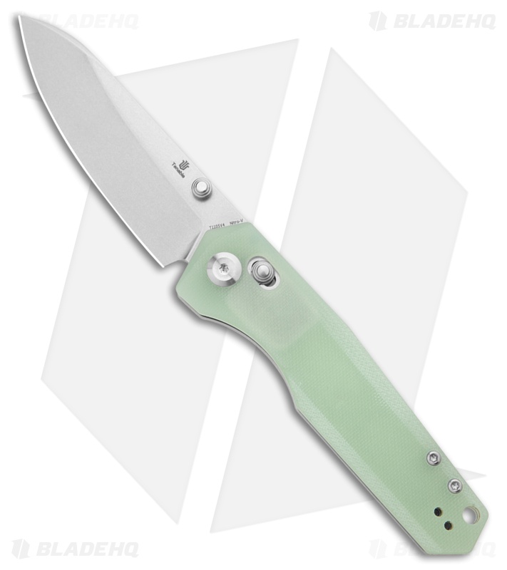 ガッキーt-rex450 Tenable Knives Beaver Crossbar Lock Knife Jade G-10 SW