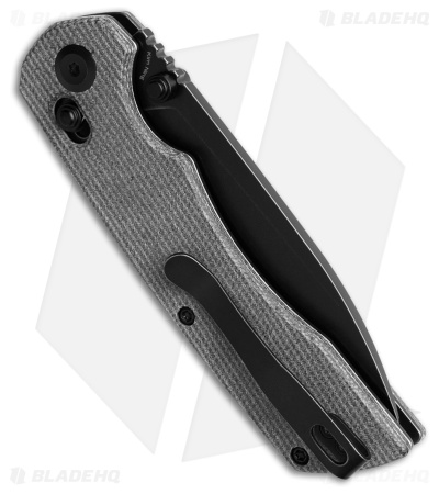 Tenable Knives Kryo Crossbar Lock Knife Black Micarta (3.6" Blackwash)