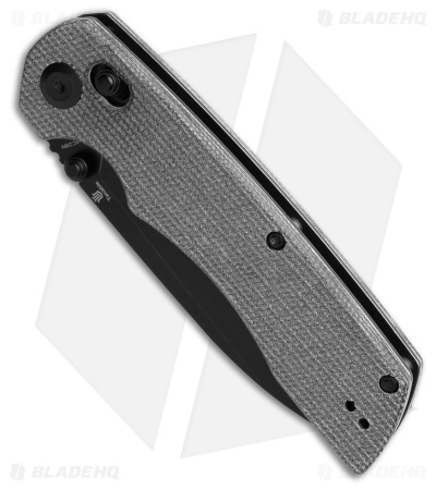 Tenable Knives Kryo Crossbar Lock Knife Black Micarta (3.6" Blackwash)